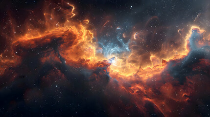 Fototapeta premium A galaxy in an immersive sky. High quality