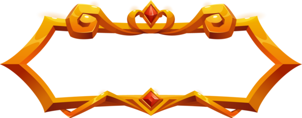 Gold Border Frame