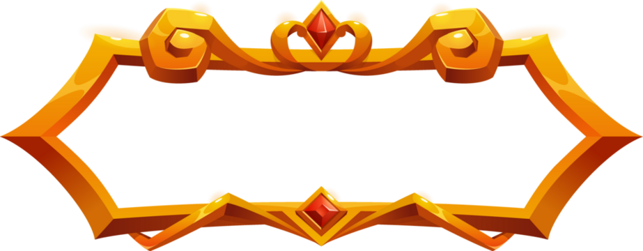 Gold Border Frame