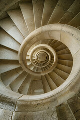 Fototapeta premium A spiral staircase