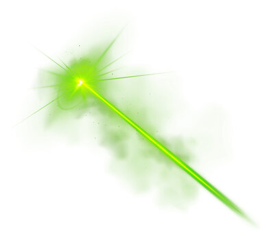 Green Laser Ray