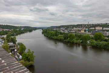 overview river in Praque