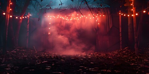 A spooky halloween circus setting with a haunted concept. Concept Halloween Circus, Spooky Setting, Haunted Concept, Creepy Carnival, Costume Photoshoot