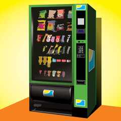 machine in a supermarket