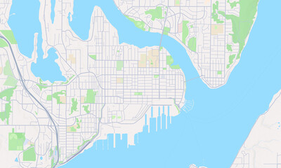 Bremerton Washington Map, Detailed Map of Bremerton Washington