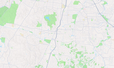 Brentwood Tennessee Map, Detailed Map of Brentwood Tennessee