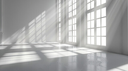 Fototapeta premium Modern White Photography Studio Background Collection created with Generative AI technology