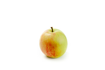 Green apple isolated on white background with clipping path..