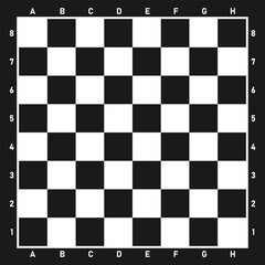 Chess board vector mind game strategy illustration