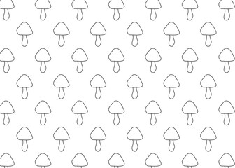 Abstract mushroom pattern design.