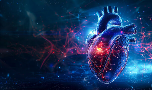 Heart Health Transformation: Cutting-Edge Cardiology Tech at Work created with Generative AI technology