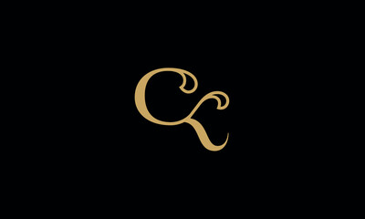 CK, KC, C, CK, Abstract Letters Logo Monogram
