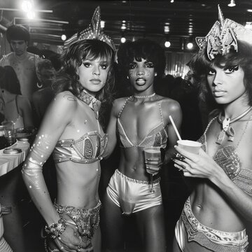 Transgender in the nightclub in the 70s