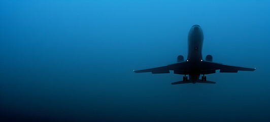 Airplane  - bad weather landing