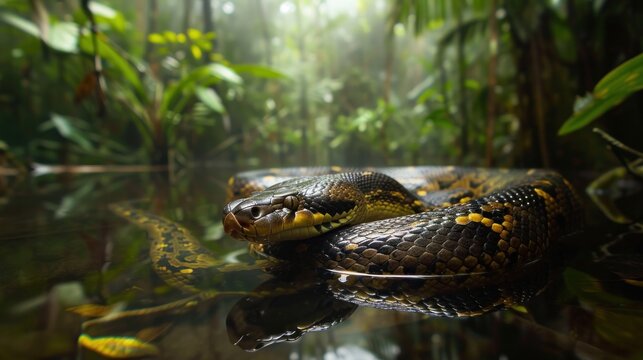 Wonderful images of the green and rainy Amazon jungle.