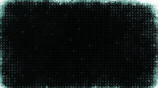 Black abstract digital background