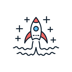 Start Up related vector icon. Isolated on white background. Vector illustration