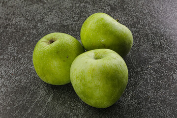 Sweet and juicy green apple