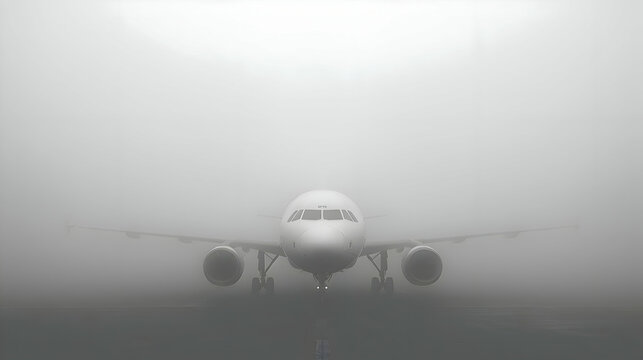 Airplane  - bad weather landing