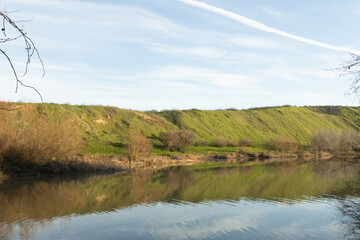 Río Guadalquivir en sequía, a su paso por Córdoba