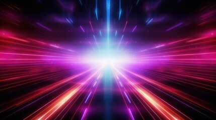 Hyperspace Travel Light Speed Abstract Background