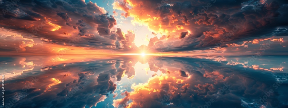 Wall mural teleporting through a quasar to a new universe