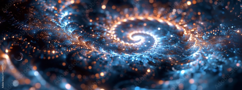 Sticker teleporting through a quasar to a new universe