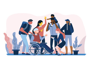 group of people, FAMILY