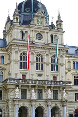 Fototapeta na wymiar Town hall in the Styrian capital Graz