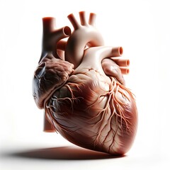 Coração humano 3D, human heart - obrazy, fototapety, plakaty