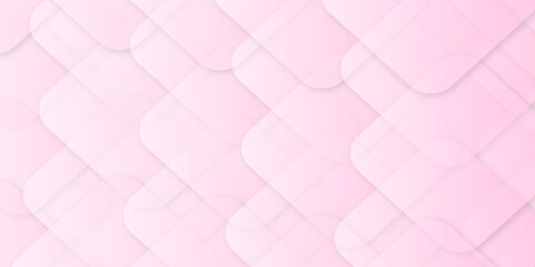Abstract seamless pattern pink color geometric luxury gradient lines design. abstract light pink background. 3d shadow effects, modern design template background. layered geometric triangle shapes.