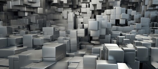 Abstract Geometric Landscape of 3D Cubes