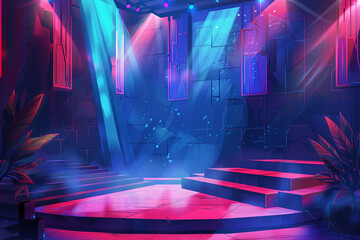 Background for a game show
