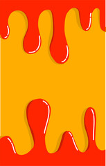 Portrait wallpaper of melting sauce with cheese background