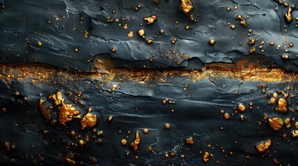 abstract background of old aged wooden painted wall with scratch and paint peel off, empty dirty wall background, Generative Ai