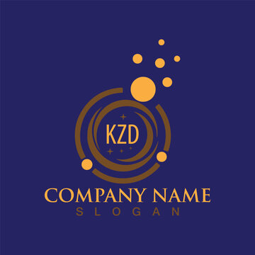 Letter KZD logo design template vector for corporate business