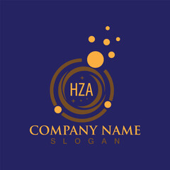 Letter HZA Logo and monogram design for brand awareness