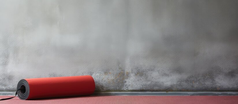 Elegant Red Carpet Unrolled Beside Stylish Event Venue Walls for Glamorous Events and VIP Parties