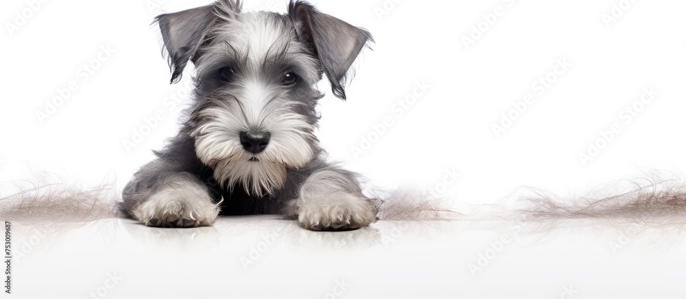 Poster Adorable Chihuahua Posing on a Blank Canvas in a Minimalist Studio Setting