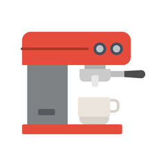 Coffee maker machine icon. Professional coffee machine.