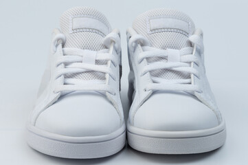 White shoes with pair with laces