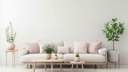 Elegant Modern Living Room with Natural Decor