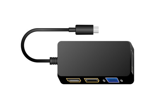 映像変換コンバーター_USB Type-C_HDMI_Analog RGB(VGA)_Mini D-sub15pin_DisplayPort_DVI29pin(DVI-I)