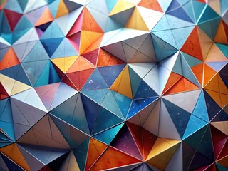 Obraz premium background abstract geometric shapes generative ai