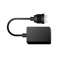 映像変換コンバーター_DisplayPort_DVI24pin(DVI-D)