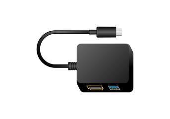 映像変換コンバーター_USB Type-C_HDMI_USB Type-A 3.0