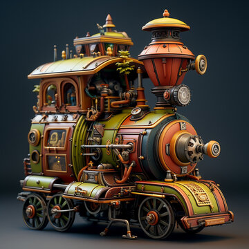 Cute Heros Aeolipile Early Steam Engine A 3D