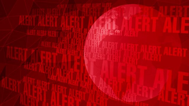Alert text and world globe vital message for urgent attention and top priority information