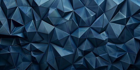 Obraz premium A blue background with a lot of triangles