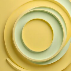 Pastel yellow abstract background with waves 